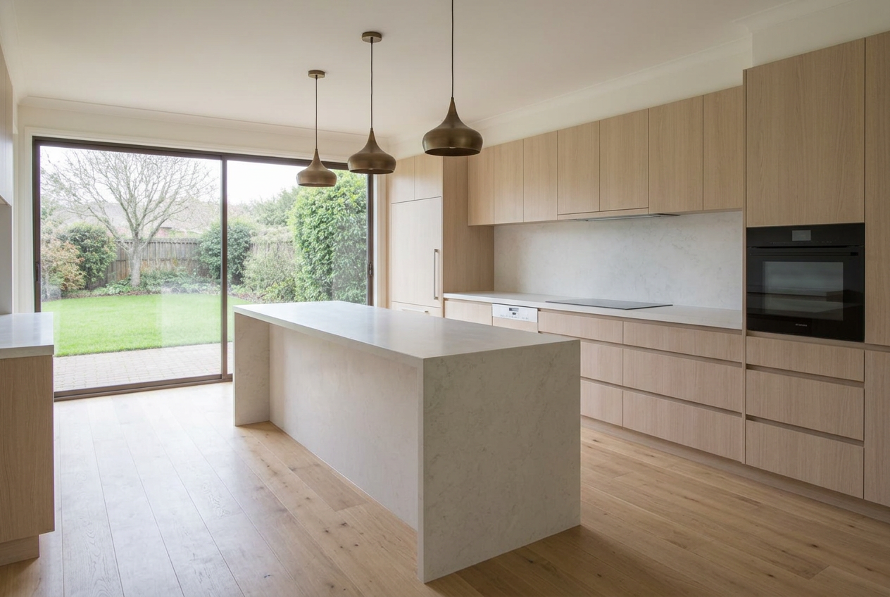 Illustrative kitchen after conceptual renovation